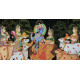 Pichwai Painting ~ Krishna with Gopis { 3 X 4 Feet }